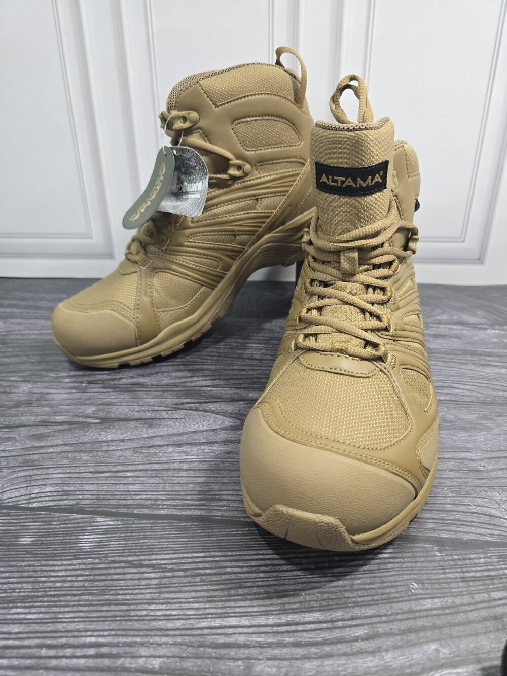 Altama Aboottabad Trail Mid WP Tactical Boots Men's 10.5 Coyote Tan 353203 NWT